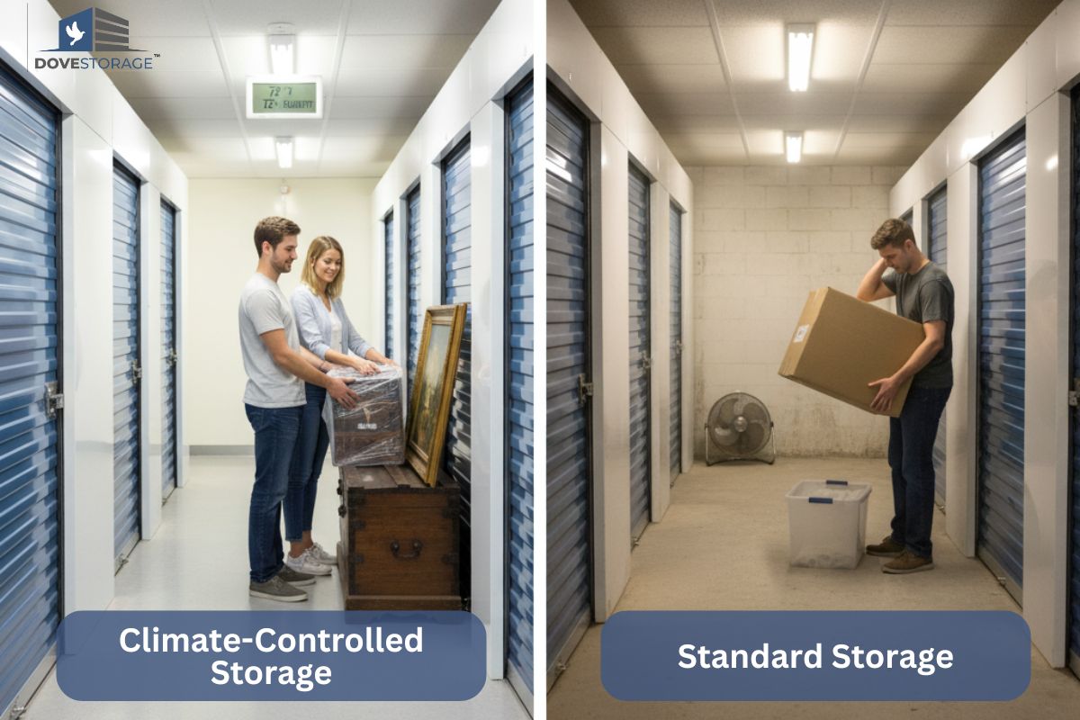 Understanding the Different Types of Storage Units: Climate-Controlled vs. Standard